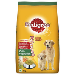 Pedigree Complete & Balanced Food for Puppy & Adult Dogs 100% Vegetarian Dry Dog Food