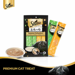 Sheba - Melty Premium - Sasami Selection Chicken & Whitefish - Cat Snack Food -  48 Gm Pack (4 Sticks)