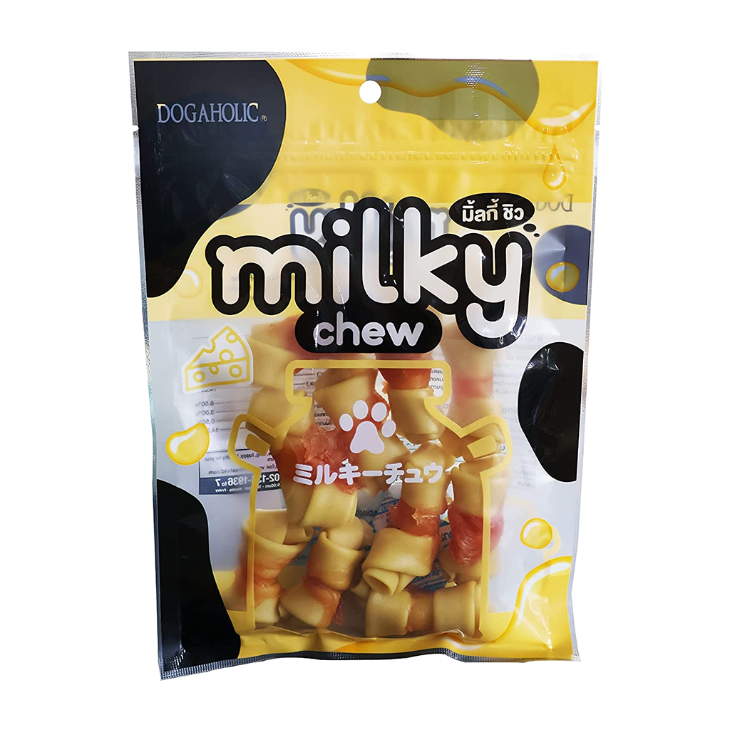 Dogaholic - Milky Chew Cheese & Chicken Bone - Dog Treat
